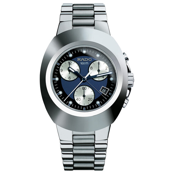 Pánské hodinky Rado New Original Chronograph R12638173, Verze: stříbrná2 