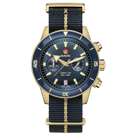 Pánské hodinky Rado Captain Cook Chronograph Set R32146208, Verze: modrá2 