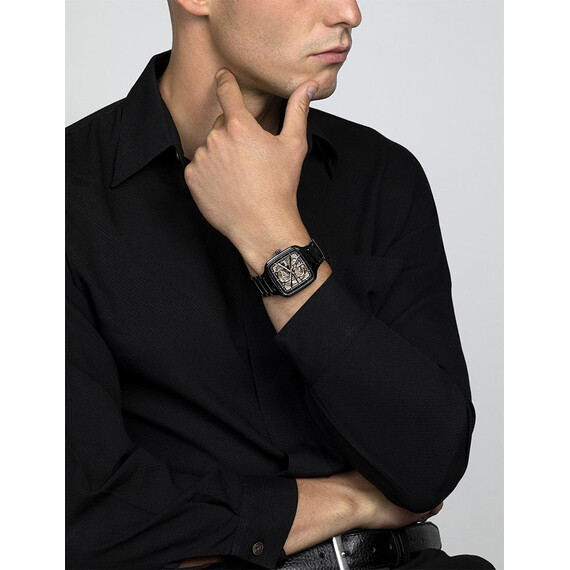 Hodinky Rado True Square Automatic Open Heart R27086162, Verze: černá , 22 image