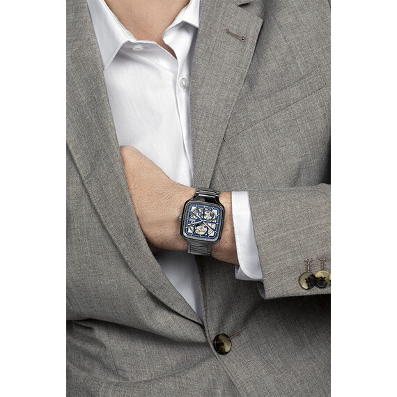 Hodinky Rado True Square Automatic Open Heart R27083202, Verze: modrá , 8 image