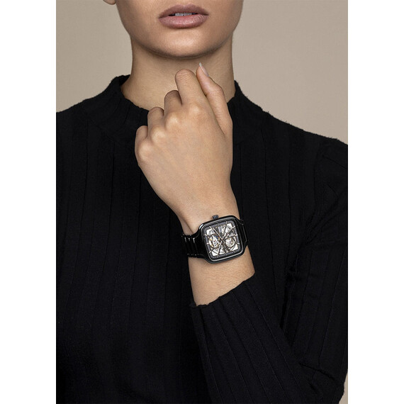 Hodinky Rado True Square Automatic Open Heart R27086162, Verze: černá , 23 image