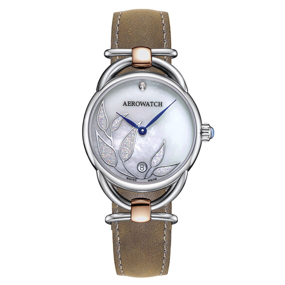 Dámské hodinky Aerowatch Sensual Tea Leaves A 07977 BI02, Verze: béžová, krémová 