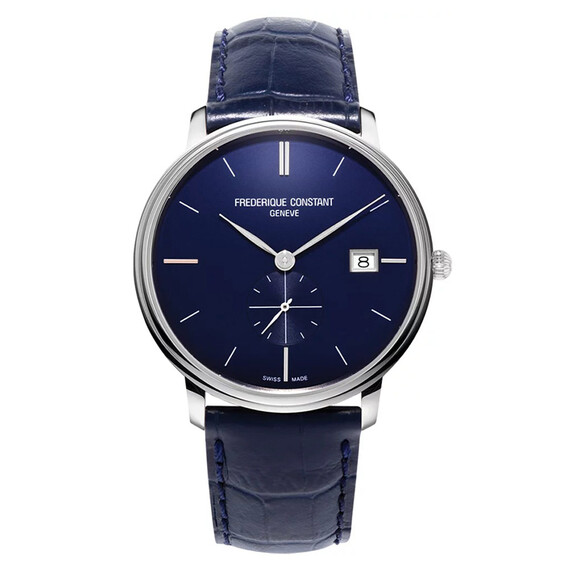 Pánské hodinky Frederique Constant Slimline Midsize Gents FC-245N4S6, Verze: modrá 