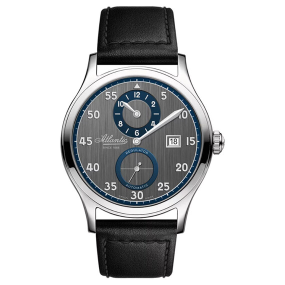 Pánské hodinky Atlantic Worldmaster Regulator Automatic 53781.41.43, Verze: šedá 