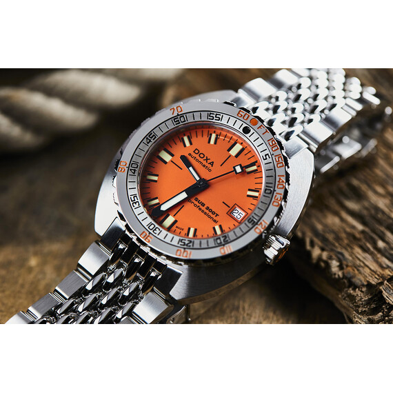Pánské hodinky Doxa SUB 300T Professional 840.10.351.10, Verze: oranžová , 8 image