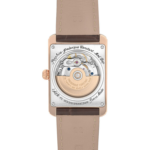 Pánské hodinky Frederique Constant Classics Carree Automatic FC-303V4C24, Verze: růžové zlato , 2 image