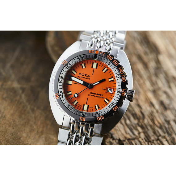 Pánské hodinky Doxa SUB 300T Professional 840.10.351.10, Verze: oranžová , 9 image