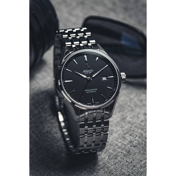 Pánské hodinky Atlantic Worldmaster 1888 52759.41.61SM, Verze: černá , 3 image