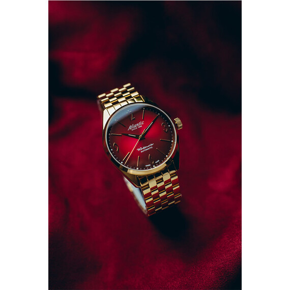 Pánské hodinky Atlantic Worldmaster Art Deco Automatic 51752.45.99GM, Verze: žluté zlato2 , 3 image