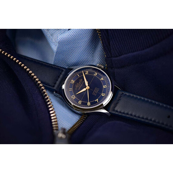 Pánské hodinky Atlantic Worldmaster Automatic Incabloc 53780.41.53G, Verze: modrá , 14 image