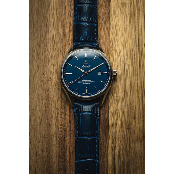 Pánské hodinky Atlantic 52781.41.51 Worldmaster Chronometer Automatic, Verze: modrá , 2 image