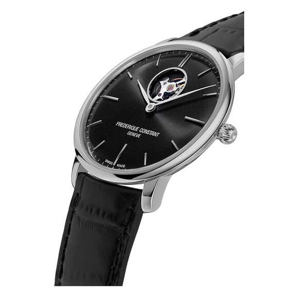 Pánské hodinky Frederique Constant Slimline Auto Heart Beat FC-312B4S6, Verze: černá2 , 3 image