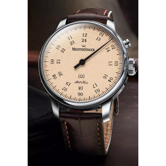 Pánské hodinky MeisterSinger Bell Hora BHO913, Verze: béžová, krémová , 2 image
