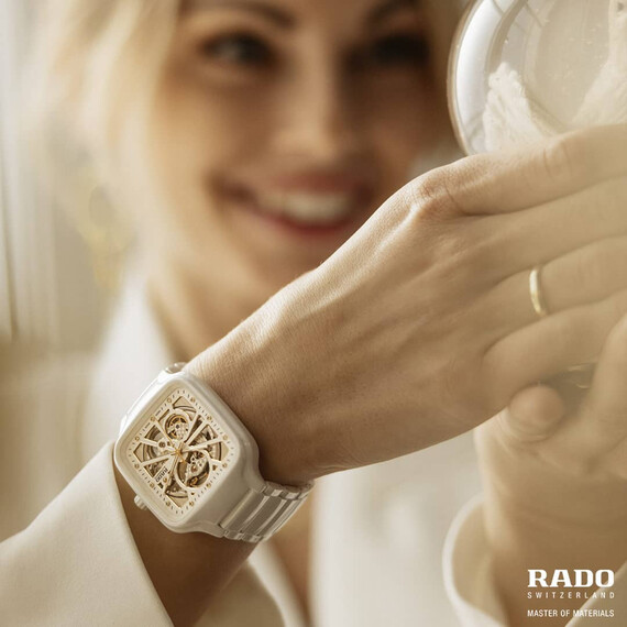 Hodinky Rado True Square Automatic Open Heart R27073702, Verze: bílá , 11 image