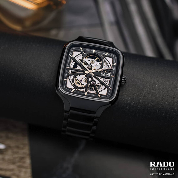 Hodinky Rado True Square Automatic Open Heart R27086162, Verze: černá , 12 image