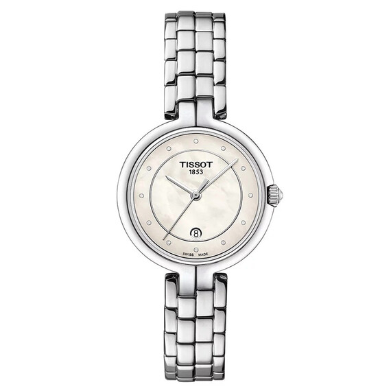 Dámské hodinky Tissot Flamingo T094.210.11.116.01, Verze: bílá 