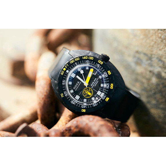 Pánské hodinky Doxa SUB 300 Carbon Aqua Lung US Divers Sharkhunter Limited Edition 822.70.101AQL.20 , 6 image