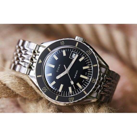 Pánské hodinky Doxa SUB 200 Sharkhunter 799.10.101.10, Verze: černá , 10 image