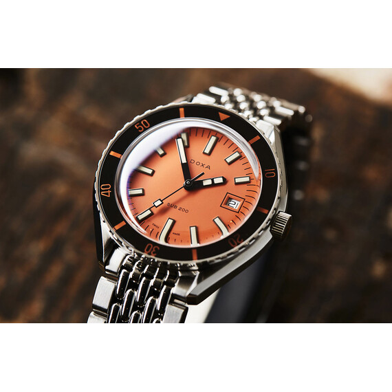 Pánské hodinky Doxa SUB 200 Professional 799.10.351.10, Verze: oranžová , 6 image