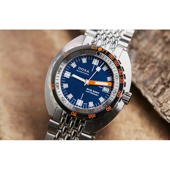 Pánské hodinky Doxa SUB 300T Caribbean 840.10.201.10, Verze: modrá , 5 image
