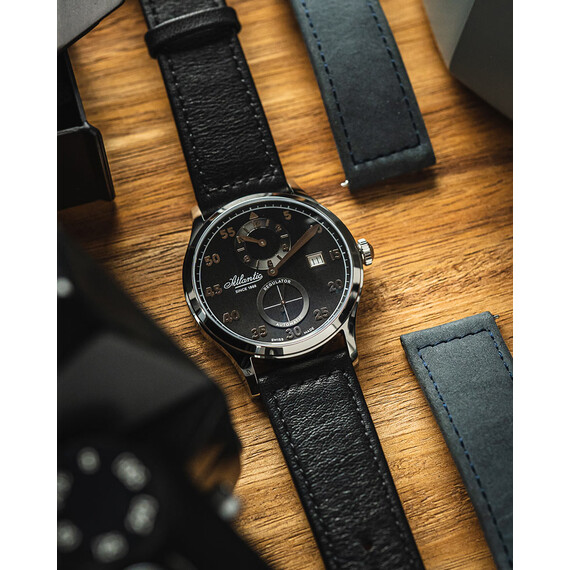 Pánské hodinky Atlantic Worldmaster Regulator Automatic 53781.41.63, Verze: černá , 3 image