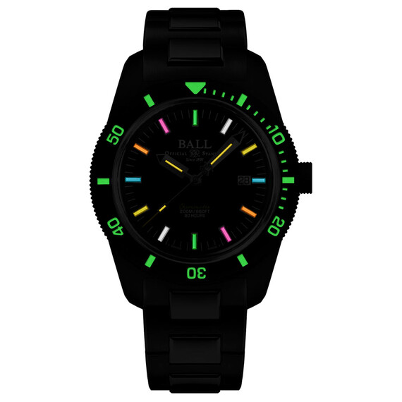 Pánské hodinky Ball Engineer II Skindiver Heritage Manufacture Chronometer Limited Edition DD3208B-S2C-BKR, Verze: černá3 , 2 image