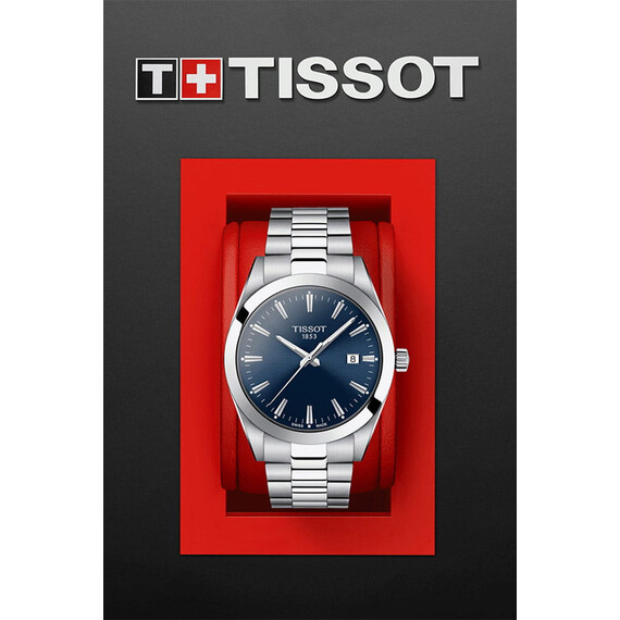 Pánské hodinky Tissot Gentleman T127.410.11.041.00, Verze: modrá2 , 9 image