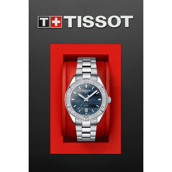Dámské hodinky Tissot PR 100 Sport Chic Lady T101.910.11.121.00, Verze: modrá , 5 image