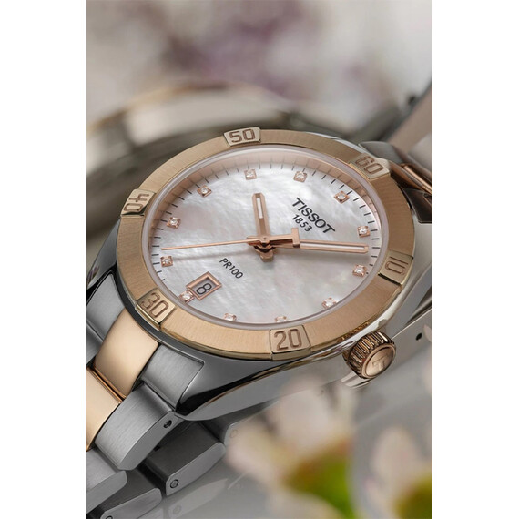 Dámské hodinky Tissot PR 100 Sport Chic Lady T101.910.22.116.00, Verze: bílá2 , 7 image
