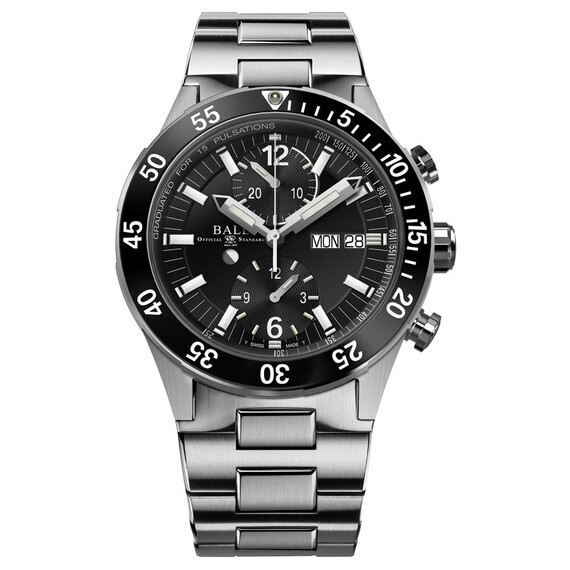 Pánské hodinky Ball Roadmaster Rescue Chronograph Limited Edition DC3030C-S-BK, Verze: černá2 
