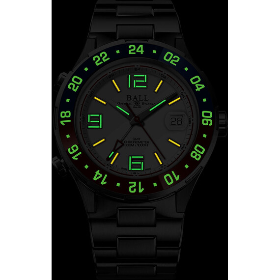 Pánské hodinky Ball Roadmaster Pilot GMT Limited Edition DG3038A-S2C-WH, Verze: bílá , 2 image