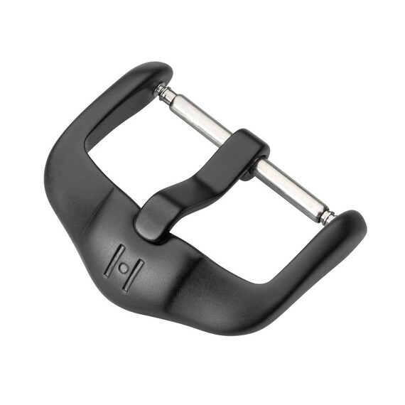 Přezka Hirsch Active barva černý 22 mm, Barva dílu: černý, Šířka: 22 