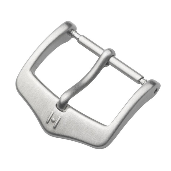Přezka Hirsch Classic barva stříbrná matná 22 mm, Barva dílu: stříbrný matný , Šířka: 22 