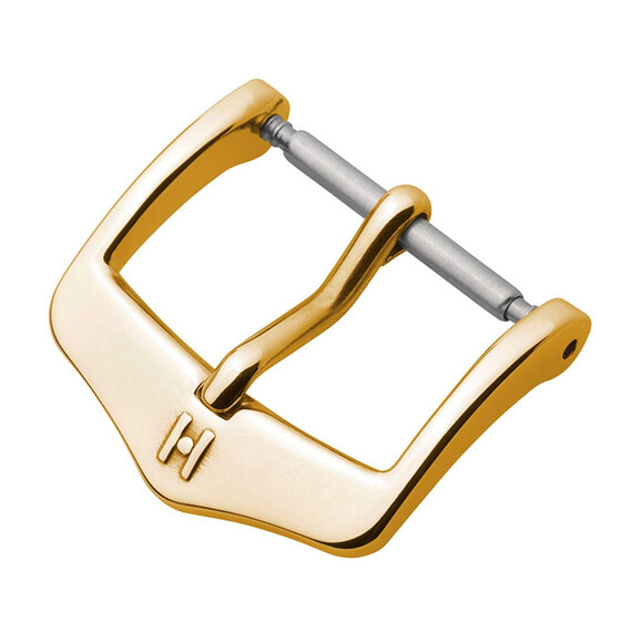 Přezka Hirsch Classic barva růžové zlato 16 mm, Barva dílu: zlato žluté, Šířka: 16 