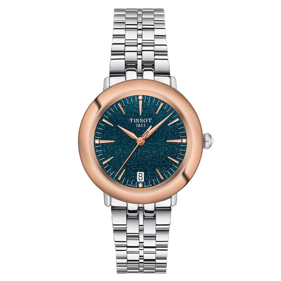 Dámské hodinky Tissot Glendora T929.210.41.046.00, Verze: modrá 