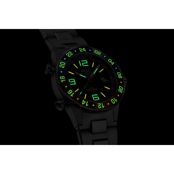 Pánské hodinky Ball Roadmaster Pilot GMT Limited Edition DG3038A-S2C-WH, Verze: bílá , 4 image