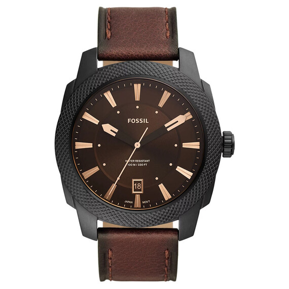 Pánské hodinky Fossil Machine FS5972, Verze: hnědá2 