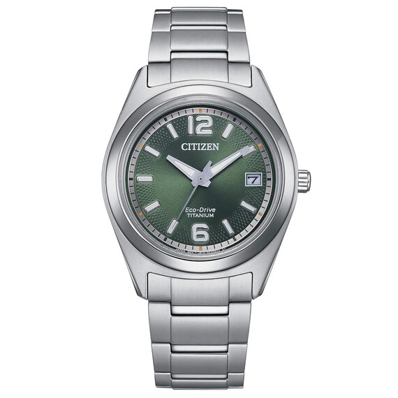 Dámské hodinky Citizen Super Titanium FE6151-82X, Verze: zelená 