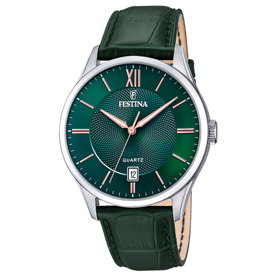 Pánské hodinky Festina Classic F20426/7, Verze: zelená2 
