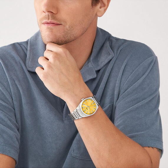 Pánské hodinky Fossil Everett FS5985, Verze: žlutá , 4 image