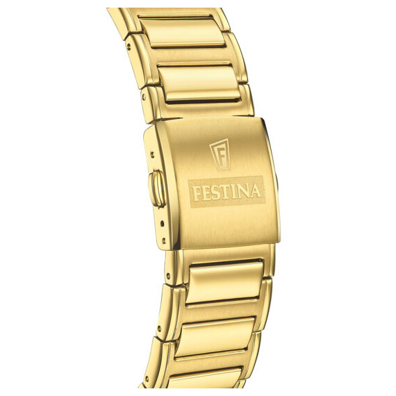Pánské hodinky Festina Timeless Chronograph F20638/1, Verze: žluté zlato , 2 image
