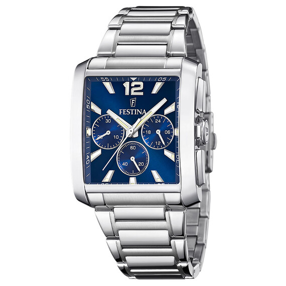 Pánské hodinky Festina Timeless Chronograph F20635/2, Verze: stříbrná2 