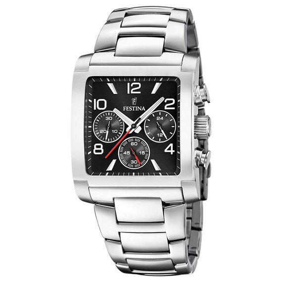 Pánské hodinky Festina Timeless Chronograph F20652/3, Verze: černá 