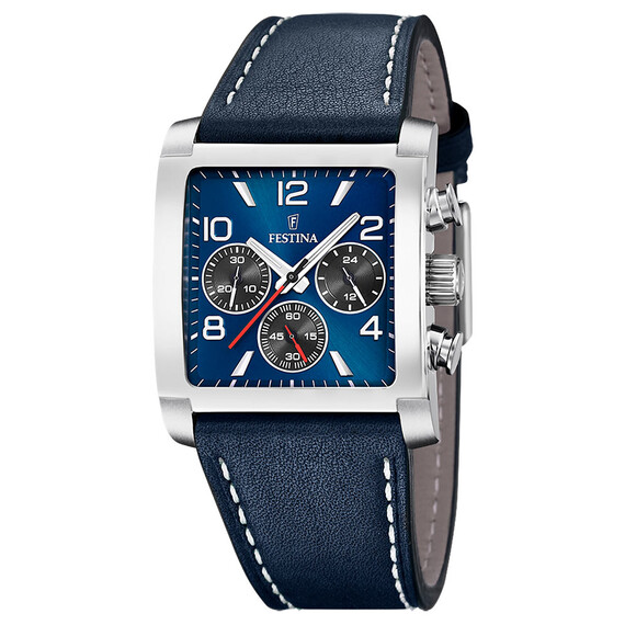 Pánské hodinky Festina Timeless Chronograph F20653/1, Verze: modrá 