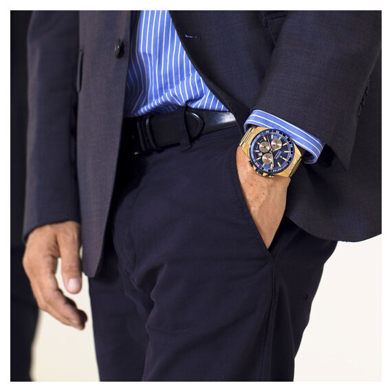 Pánské hodinky Festina Timeless Chronograph F20634/2, Verze: žluté zlato , 3 image