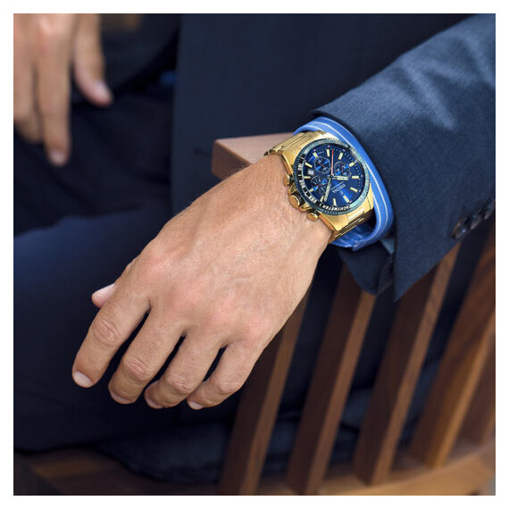 Pánské hodinky Festina Timeless Chronograph F20634/3, Verze: žluté zlato2 , 3 image