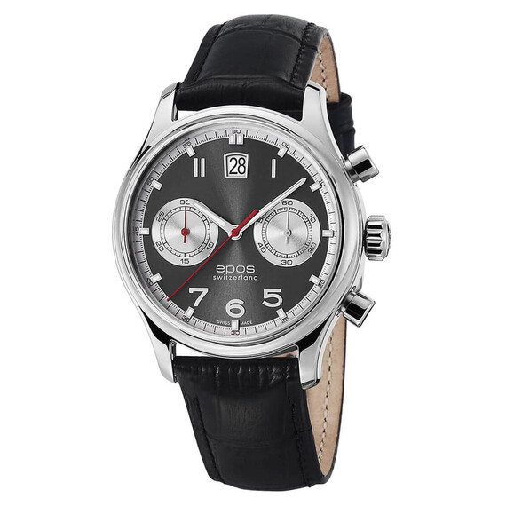 Pánské hodinky Epos Originale Automatic Chronograph 3415.868.20.34.25, Verze: černá 