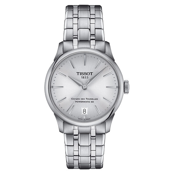 Dámské hodinky Tissot Chemin Des Tourelles Powermatic 80 T139.207.11.031.00, Verze: stříbrná 