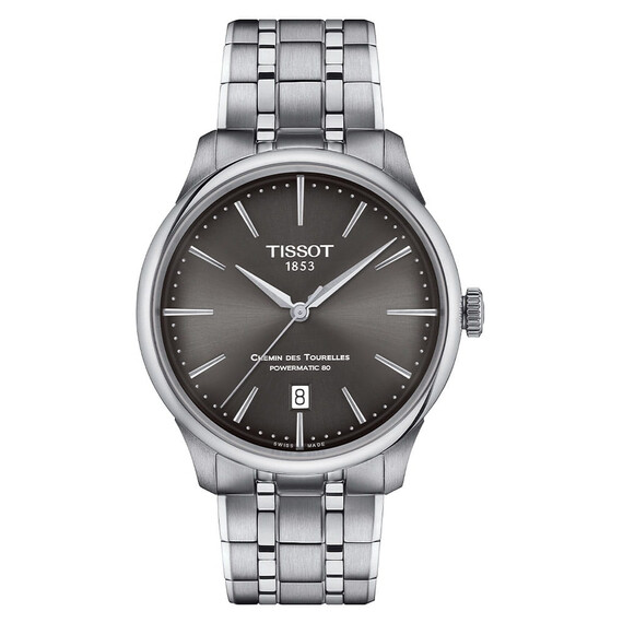 Hodinky Tissot Chemin Des Tourelles Powermatic 80 T139.807.11.061.00, Verze: stříbrná2 