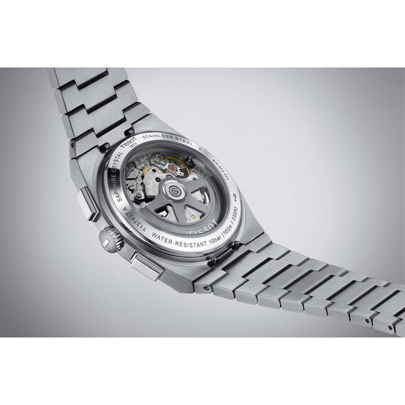 Pánské hodinky Tissot PRX Automatic Chronograph T137.427.11.011.01, Verze: stříbrná , 5 image
